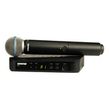 Sistema S/fio Shure Blx24br/b58-j10 Beta58 2 Anos Cor Preto