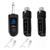 Sistema Sem Fio Em Uhf P Mic Dinâmic Transmissor E Receptor
