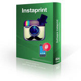 Sistema Software Instagram Impressão Moldura Hashtag Print