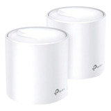 Sistema Wi fi Mesh Tp link Deco Deco X20 V2 Branco 127 220v 2 Unidades