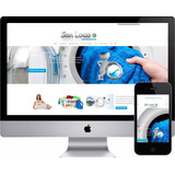 Site Profissional Lavanderia Limpeza Higienização