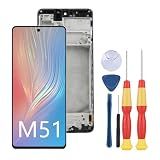 SiuVorZhi Tela LCD Compatível Com Samsung Galaxy M51 Display LCD Touch Screen Assembly Repair Peças De Reposição Com Ferramentas 