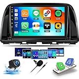 SIXTOP 2 64 G Estéreo De Carro Android Para Mazda CX5 2012 2015 Atualização De Rádio Carplay Android Auto Mirror Link 30 Temas Unidade De Cabeça De Tela Sensível Ao Toque De 9 Polegadas FM GPS