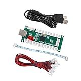 SJ JX Controlador De Joystick Arcade Game USB Encoder Zero Delay Arcade Para Retropie Raspberry MAME HAPP SANWA