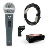 Sj Microfone Arcano Dinamico Rhodon 8b Com Cabo Xlr xlr