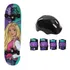 Skate Barbie Girl Power Acessorios De Segurança F00105 Fun