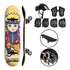 Skate Completo   Kit Proteção Unitoys Suporta Até 100kg