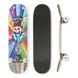 Skate Completo Maple Montado Infantil Colorful Life Dreams