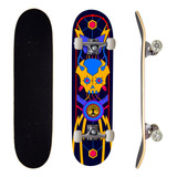 Skate Completo Maple Montado Infantil Robot Life Dreams