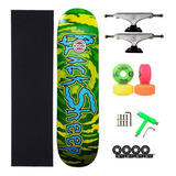 Skate Completo Profissional 8 0 Em Maple Roda Bones Pig