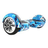 Skate Elétrico 6 5 Azul Militar Hoverboard Bluetooth E Bols