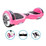 Skate Elétrico 6 5 Rosa Hoverboard Com Bluetooth E Bolsa