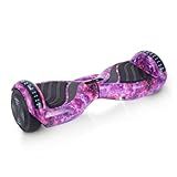 Skate Elétrico Hoverboard D43- Cosmos Luzes LED- Bluetooth E Suporta Até 100kg-