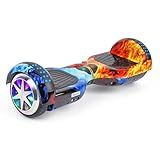 Skate Elétrico Hoverboard Overboard Com Bluetooth E Led 6 5 K3 Gelo E Fogo 