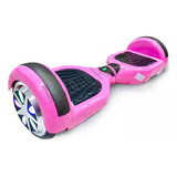 Skate Elétrico Hoverboard Smart Balance Led Scooter Cores Cor Rosa