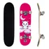 Skate Feminino Rosa Menina Pro-1 Semi-profissional 100kg Street Cat Life Dreams