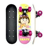 Skate Infantil Boneca Madeira 43 5cm Até 30kg DM Radical