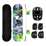 Skate Infantil Criança Com Proteção Tenis Radical Até 50 Kg