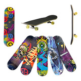 Skate Infantil Juvenil Completo Unissex Skateboard Iniciante