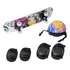 Skate Infantil Radical Iniciante Menina Menino 60 Cm Rosa