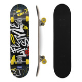 Skate Infantil Semi Profissional Radical Suporta Até 50kg