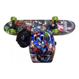 Skate Infantil Vingadores Com
