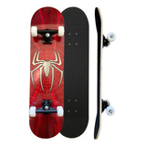 Skate Iniciante Completo Esqueite Desenho Skat Spider Aranha