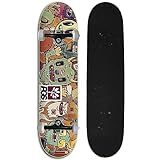 Skate Iniciante Completo Progress PGS Monster Colors