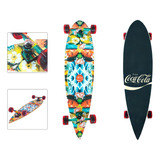 Skate Longboard Completo Estampa Coca Cola