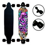 Skate Longboard Montado Completo Mais Skate Polvo