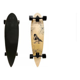 Skate Longboard Pássaro Dmr6105 Dm Radical Cor Preto