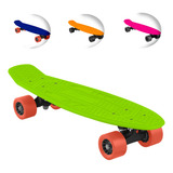 Skate Maculino Feminino Montado Mini Long Sport Iniciante Nf