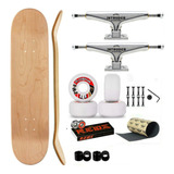 Skate Maple 7 75 Truck 129mm Intruder Roda Moska E Reds