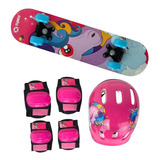 Skate Menina Com Kit