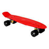 Skate Mini Cruiser 22 Pol Vermelho Pro Truck Aluminio 100kg Compact Cruiser Life Dreams