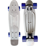 Skate Mini Cruiser Moon Time Prateado 22 Pol 