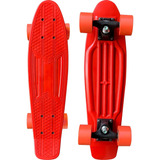 Skate Mini Cruiser Moon Time Vermelho 22 Pol limitado