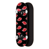 Skate Montado Abec 5 Profissional 8 0 Anime Naruto Nuvem