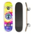 Skate Montado Completo Street Semi Profissional Pro-1 Maple Colorido Tie-dye 100kg Life Dreams