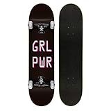 Skate Montado Profissional Cisco Feminino Girl Power Revolution Abec 7