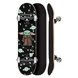 Skate Montado Profissional Cisco Feminino Yoda 8 Abec 7