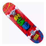 Skate Montado Profissional Hondar Serie Jungle Vermelho