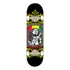 Skate Montado Profissional Street Vegetative Reggeantion Rodas Brancas Rolamentos Prata