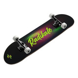 Skate Montado Semi Profissional Completo Abec Lixa Radikale