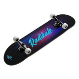 Skate Montado Semi Profissional Completo Abec Lixa Radikale