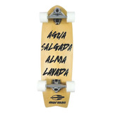 Skate Mormaii Simulador De Surf Agua Salgada Alma Lavada Rodas Branco