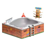 Skate Park Bowl Skate De Dedo Pista De Skate Expositor
