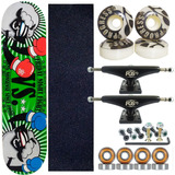 Skate Profissional Black Sheep 8 0 Rolamento Abec Roda 53mm