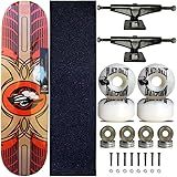 Skate Profissional Completo Shape Black Sheep 8 0 Tag Orange