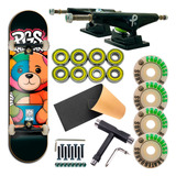 Skate Profissional Progress Completo Desmontado Com Chave
